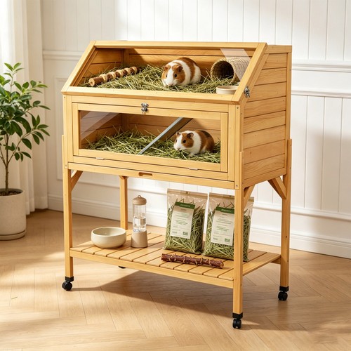 2tier wood guinea pig - 2tier,