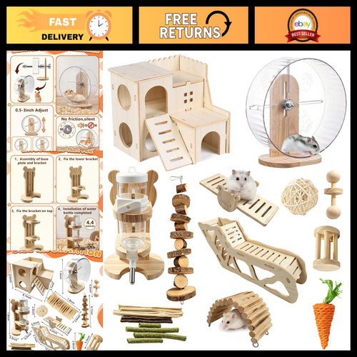 Hamster cage accessories - cage,