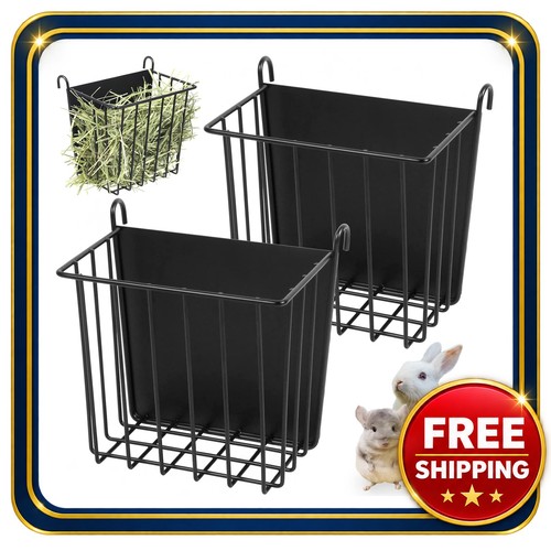 Rabbit hay feeder pcs - feeder, metal