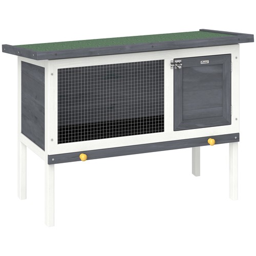 Pawhut rabbit hutch guinea - pawhut,