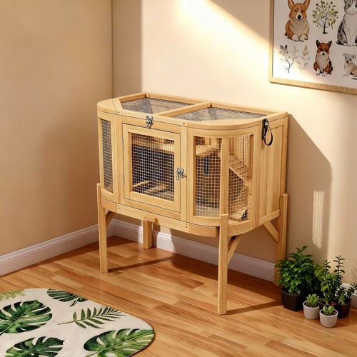 Rabbit hutch outdoor indoor - outdoor,