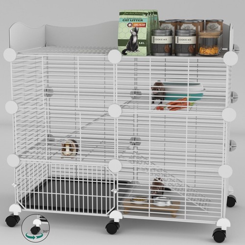 Tier guinea pig - pig, cages