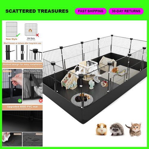 Spacious guinea pig cage - pig, with