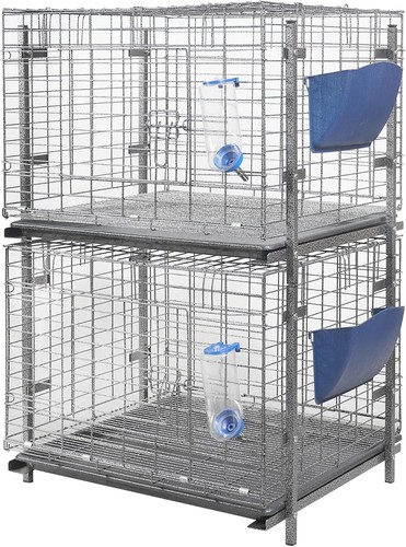 Stackable rabbit cage - stackable,