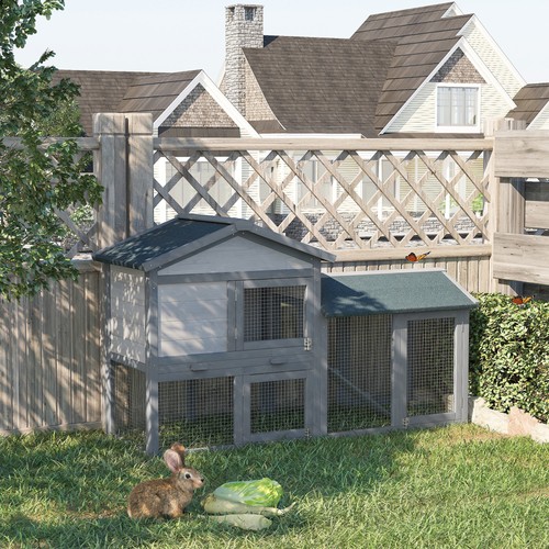 Large rabbit hutch outdoor - large,
