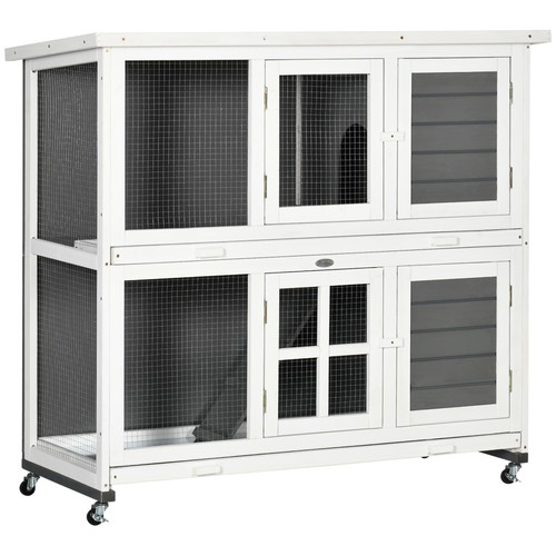 Pawhut rabbit hutch - pawhut, guinea