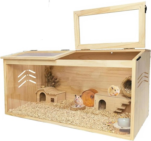 Large wooden hamster - large,