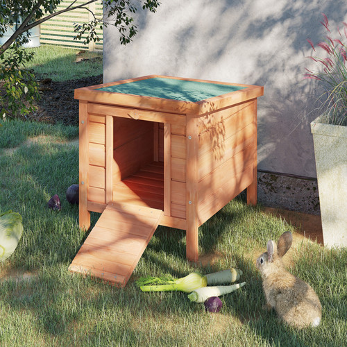 Wooden rabbit hutch - wooden,