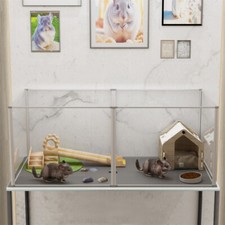 Acrylic Indoor Rabbit Hutch