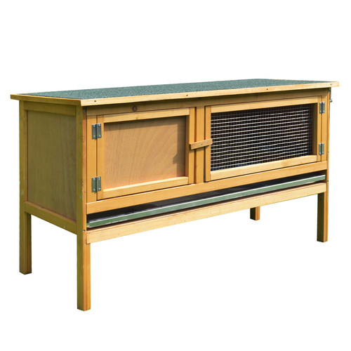 Wooden rabbit hutch guinea - wooden,