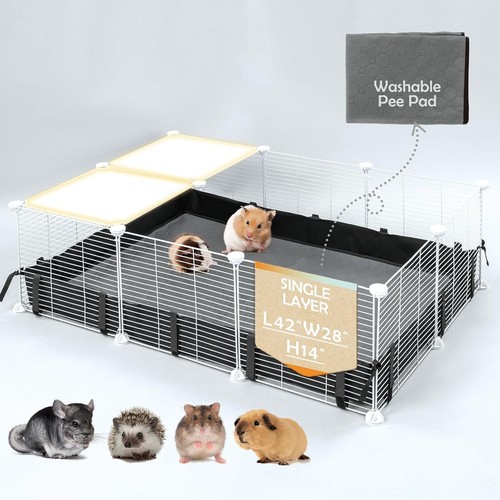 Guinea pig cage playpen - pig, c&c